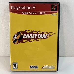 Crazy Taxi Greatest Hits (Sony PlayStation 2, 2002) CIB Video Game